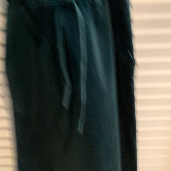 Vintage green velvet long dress - Picture 5 of 13